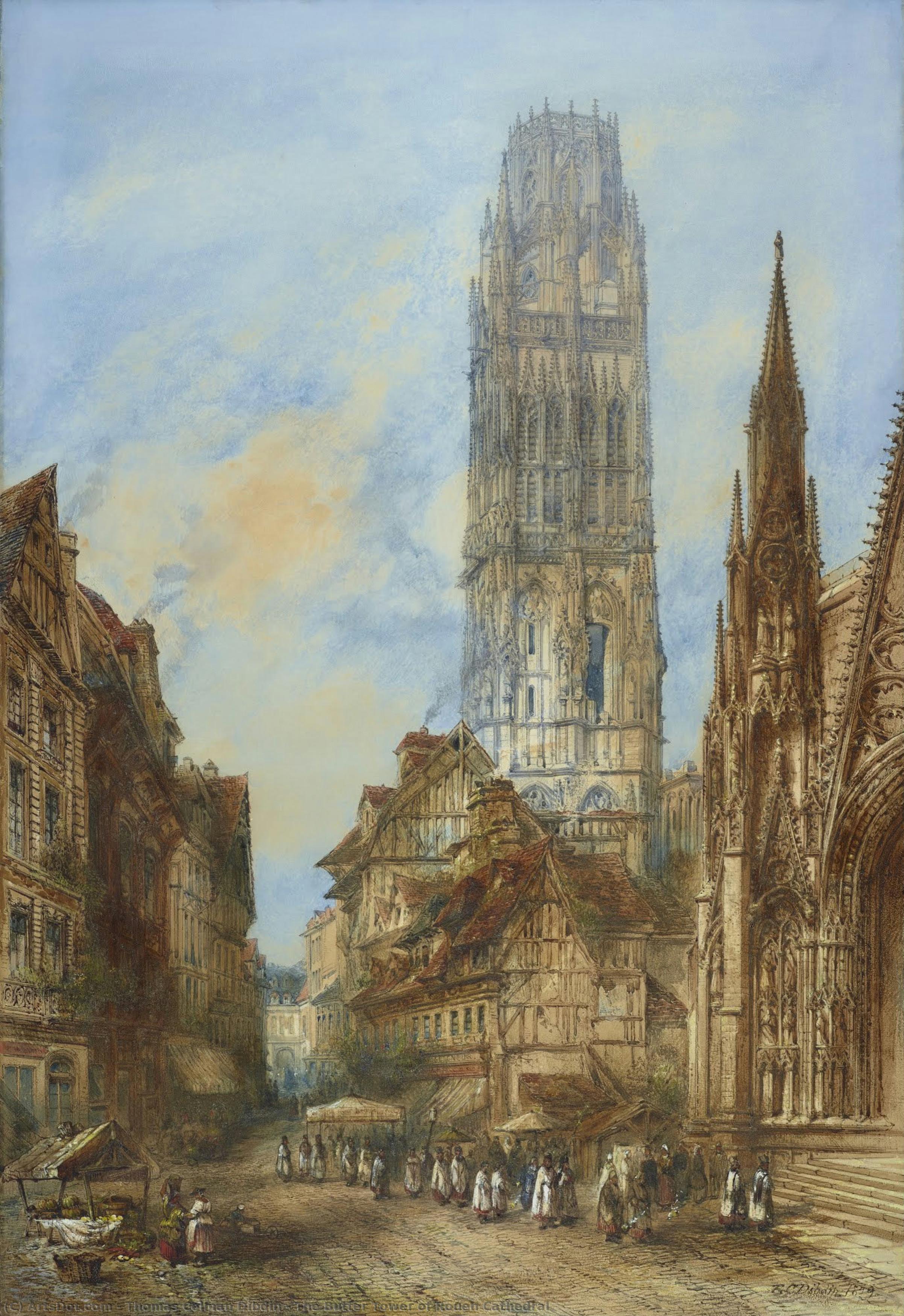 The Butter Tower Of Rouen Cathedral — Thomas Colman Dibdin