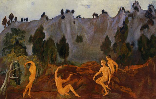 The Hesitation Of Orestes — Arthur B. Davies