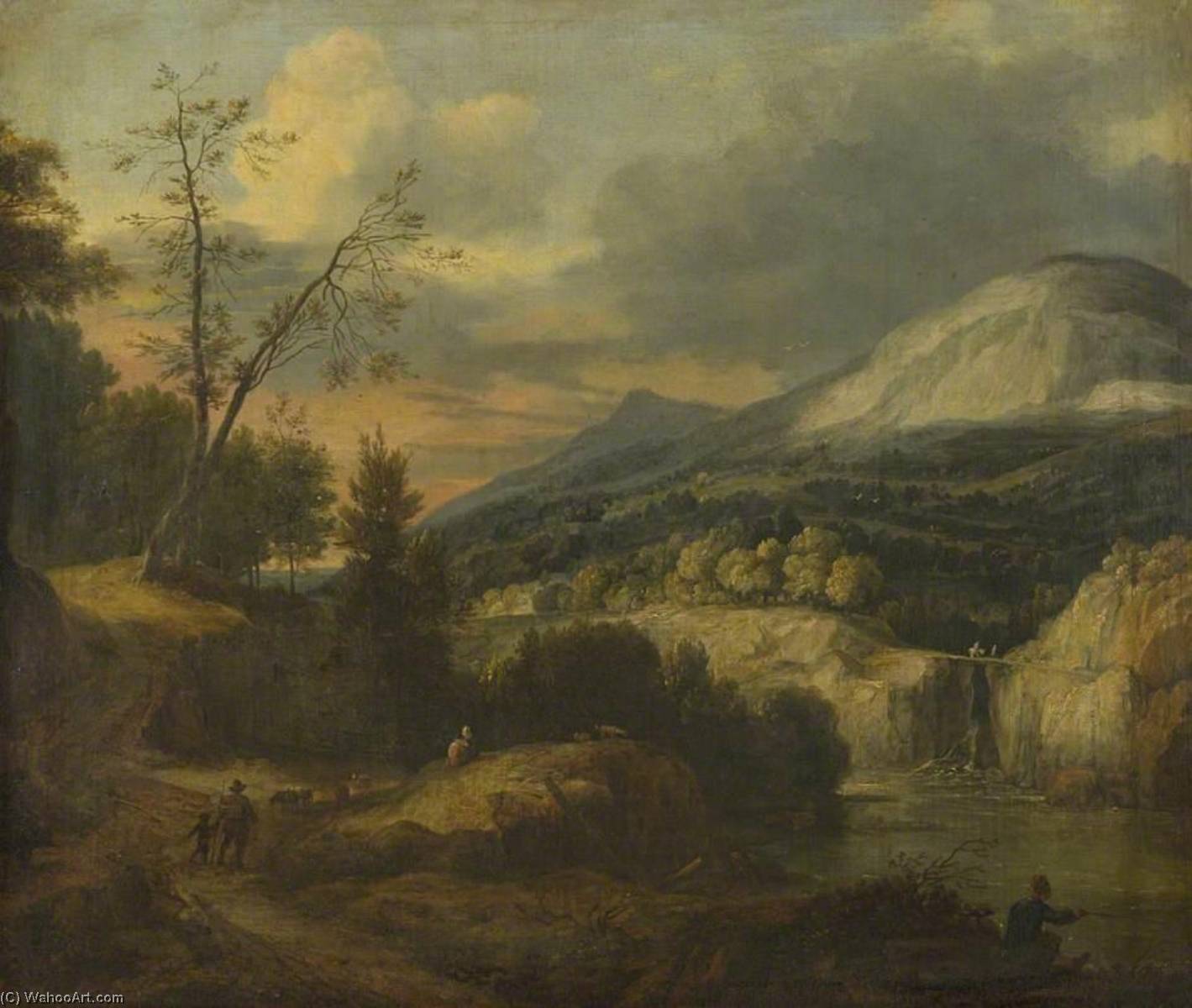A Mountainous Landscape — Roelant Roghman