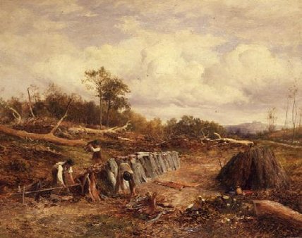 Stacking The Oak Bark — David Bates