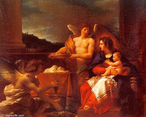 The Virgin Mary And Infant Jesus — Giuseppe Cades