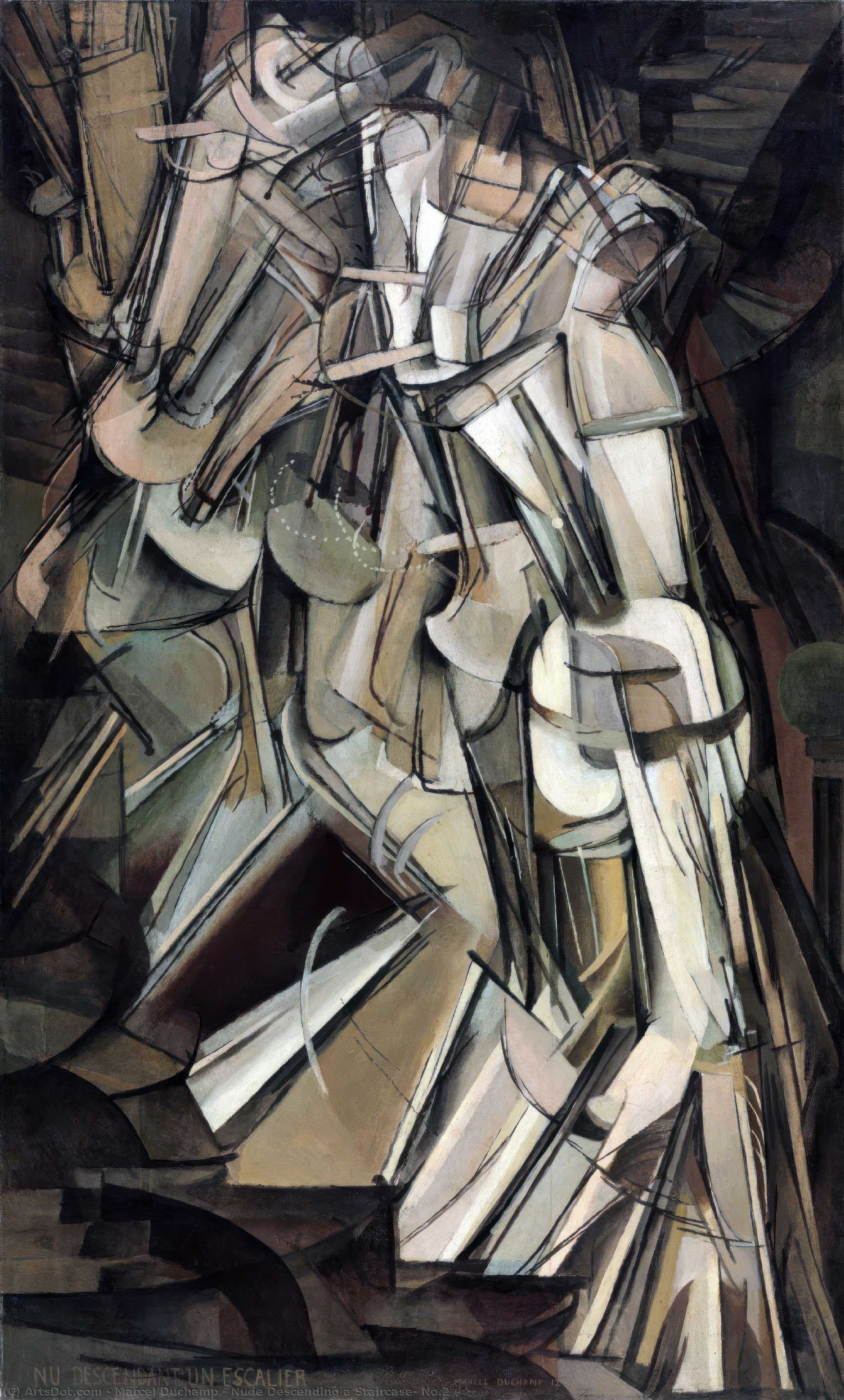 Nude Descending A Staircase, No.2 — Marcel Duchamp