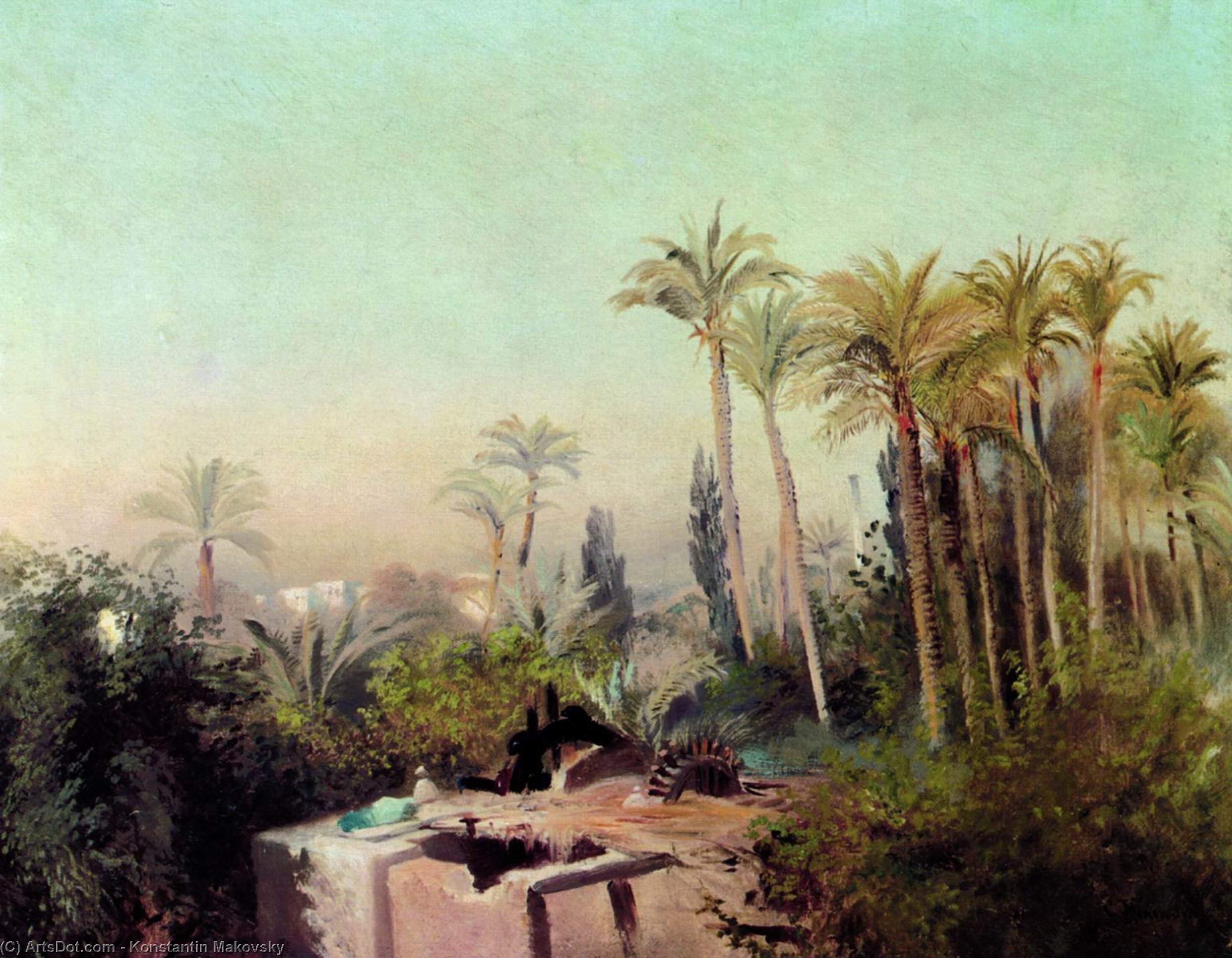 Irrigation In Egypt — Konstantin Yegorovich Makovsky
