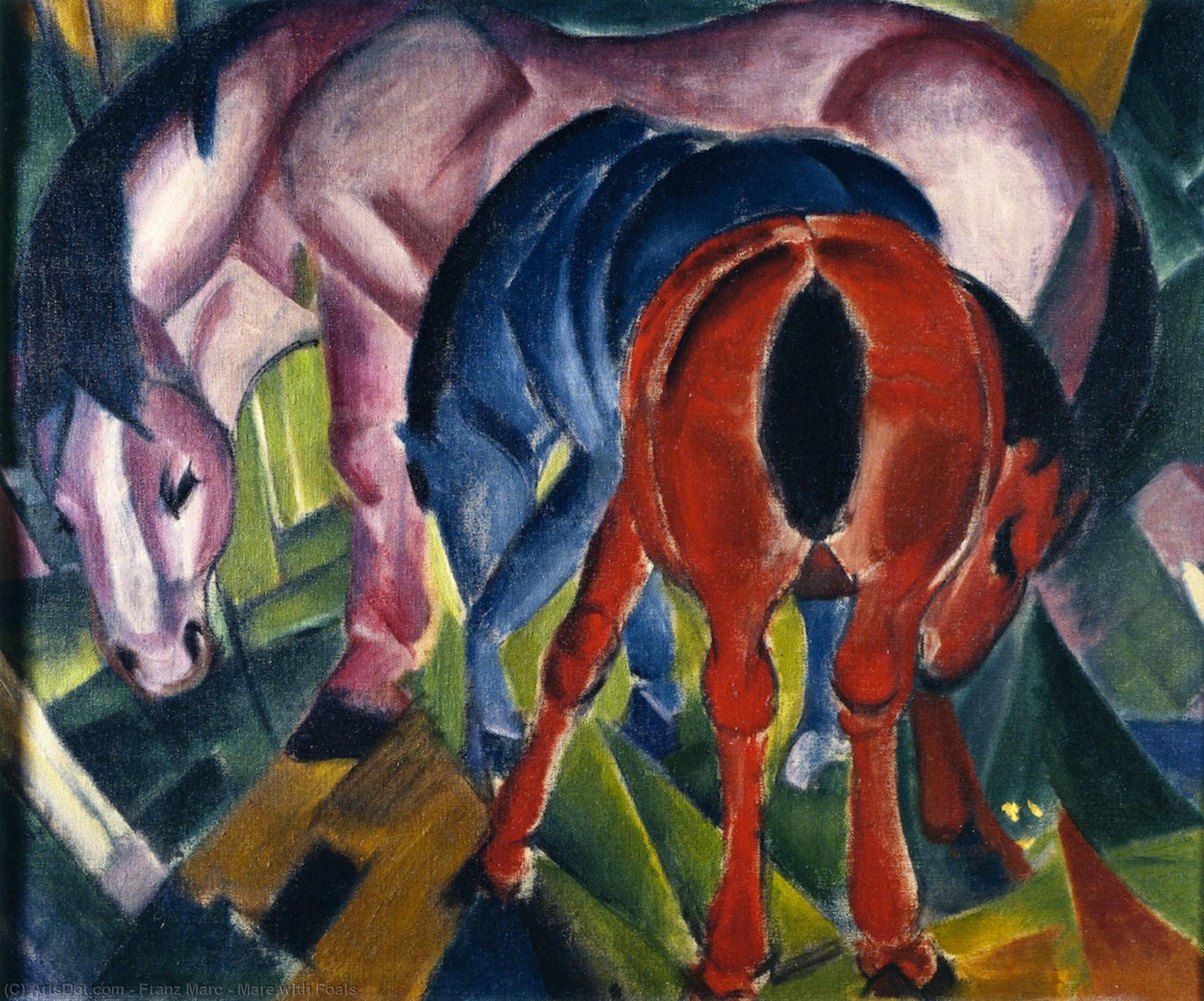 Mare With Foals — Franz Marc