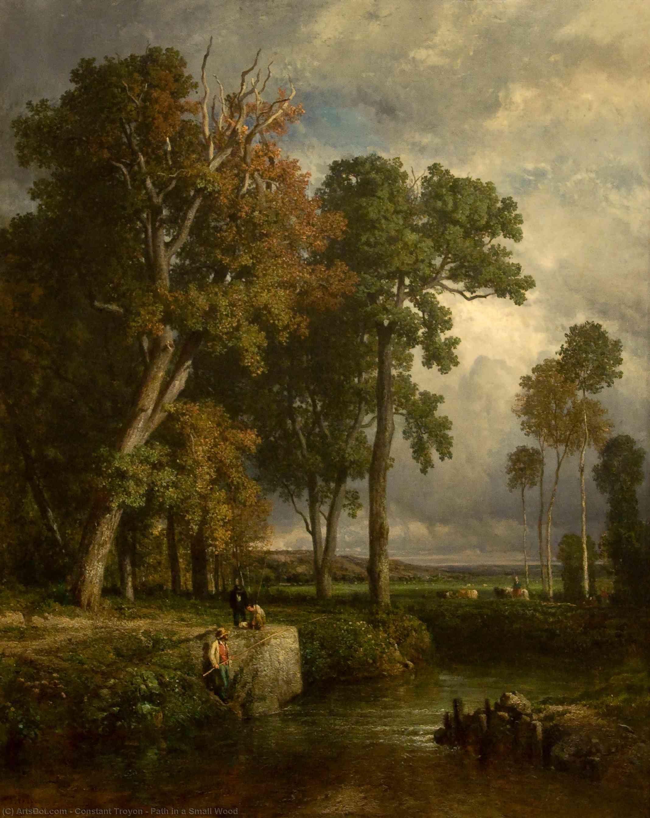 Path In A Small Wood — Constant Troyon