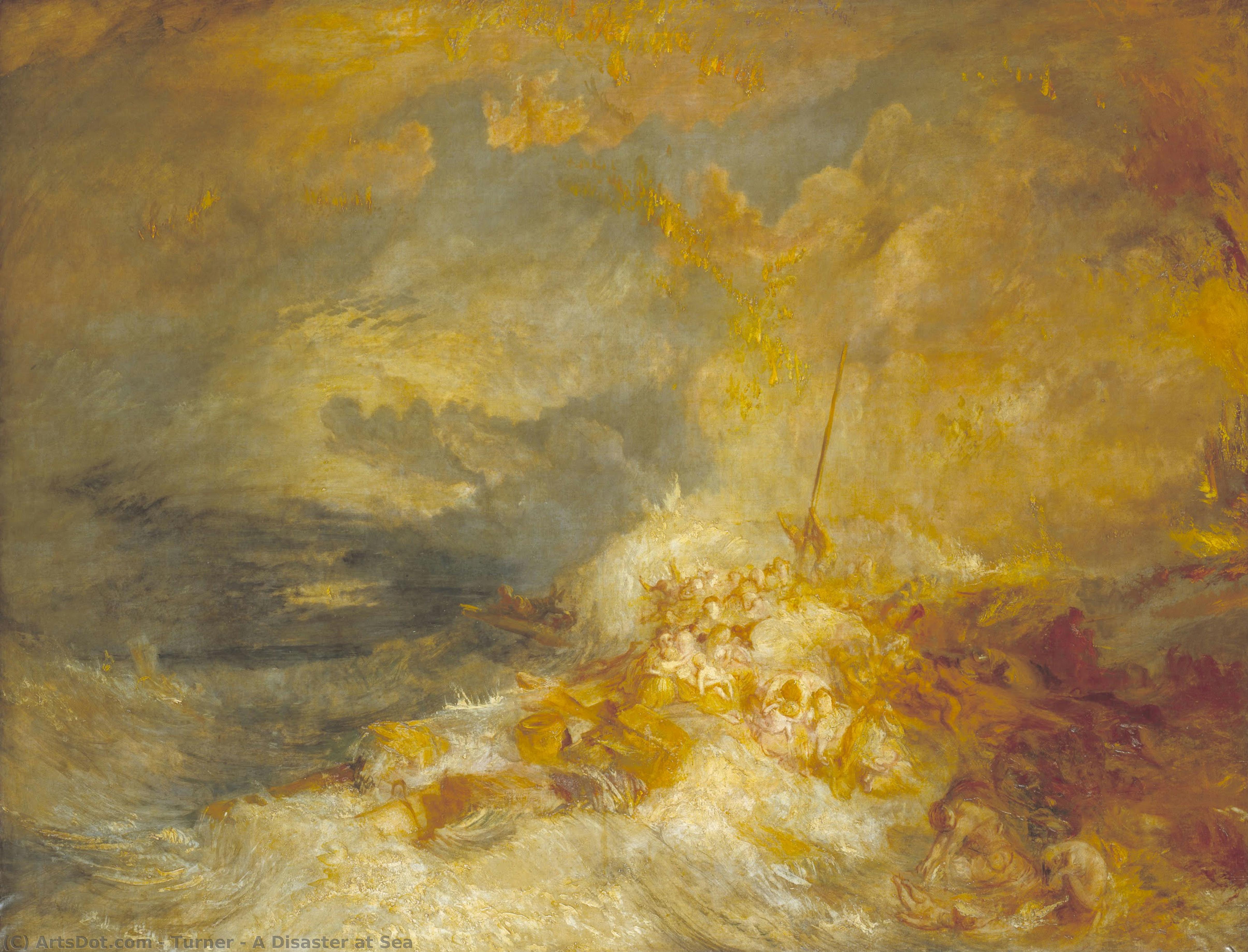 A Disaster At Sea — J.m.w. Turner