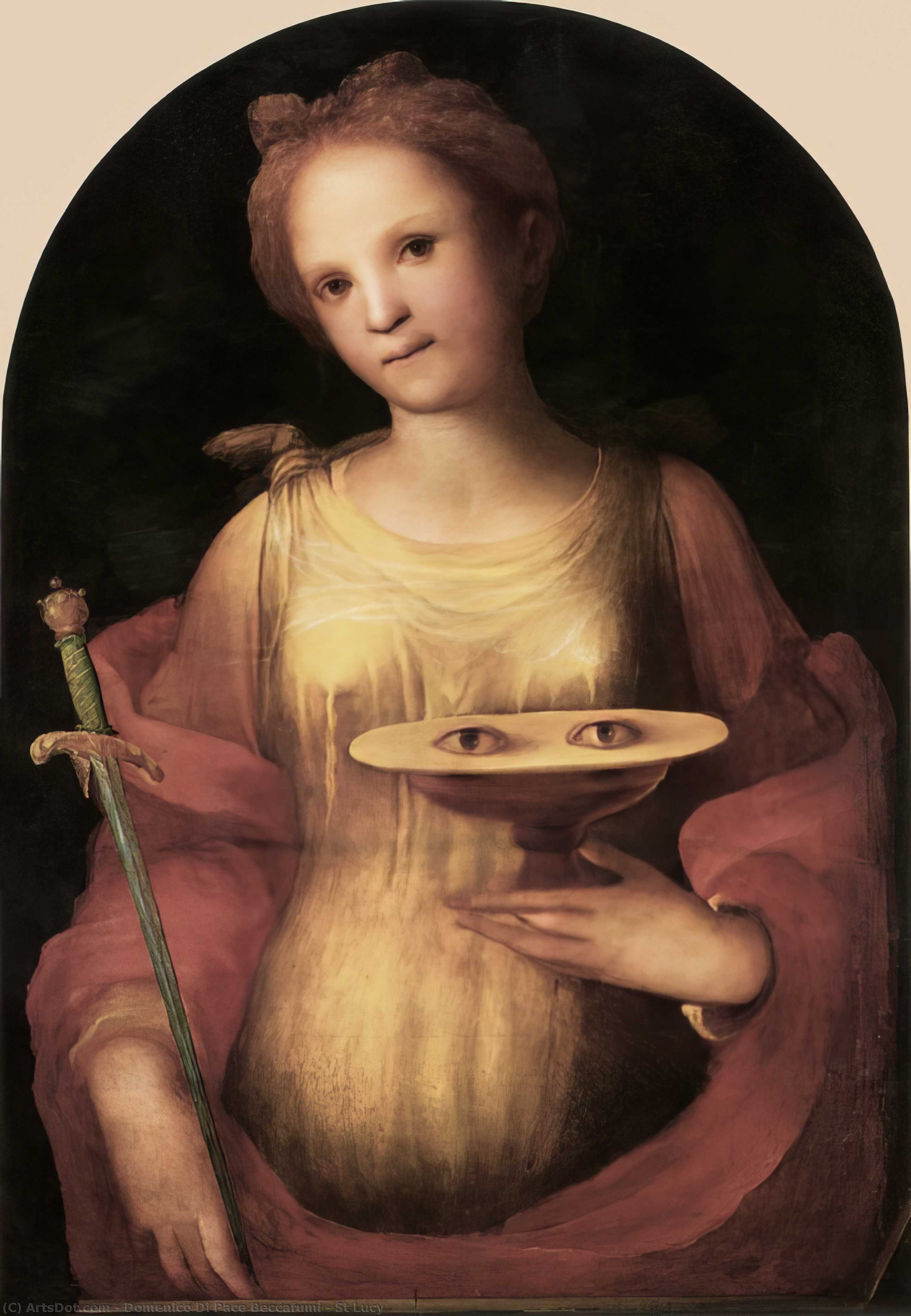 St Lucy — Domenico Di Pace Beccafumi
