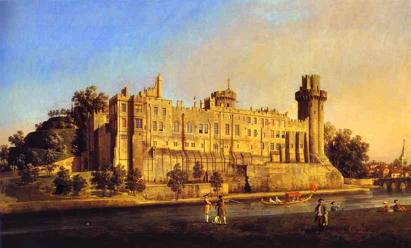 Warwick Castle - The South Front — Canaletto