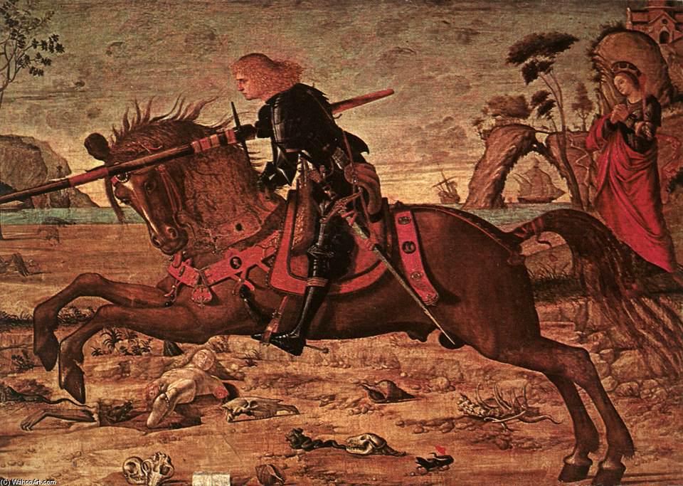 St George And The Dragon (detail) — Vittore Carpaccio