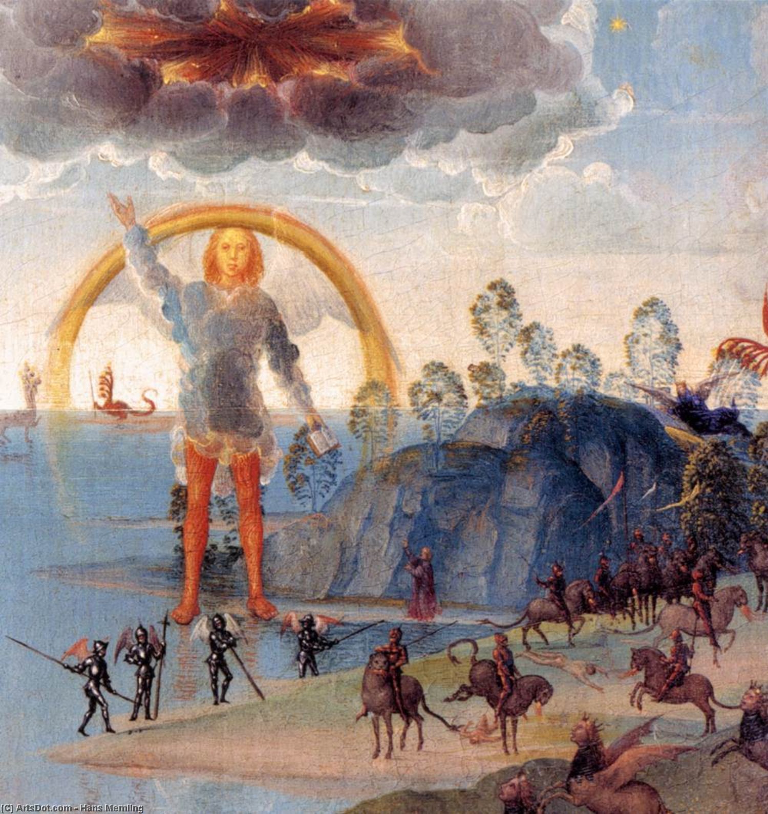 St John Altarpiece (detail) (13) — Memling, Hans
