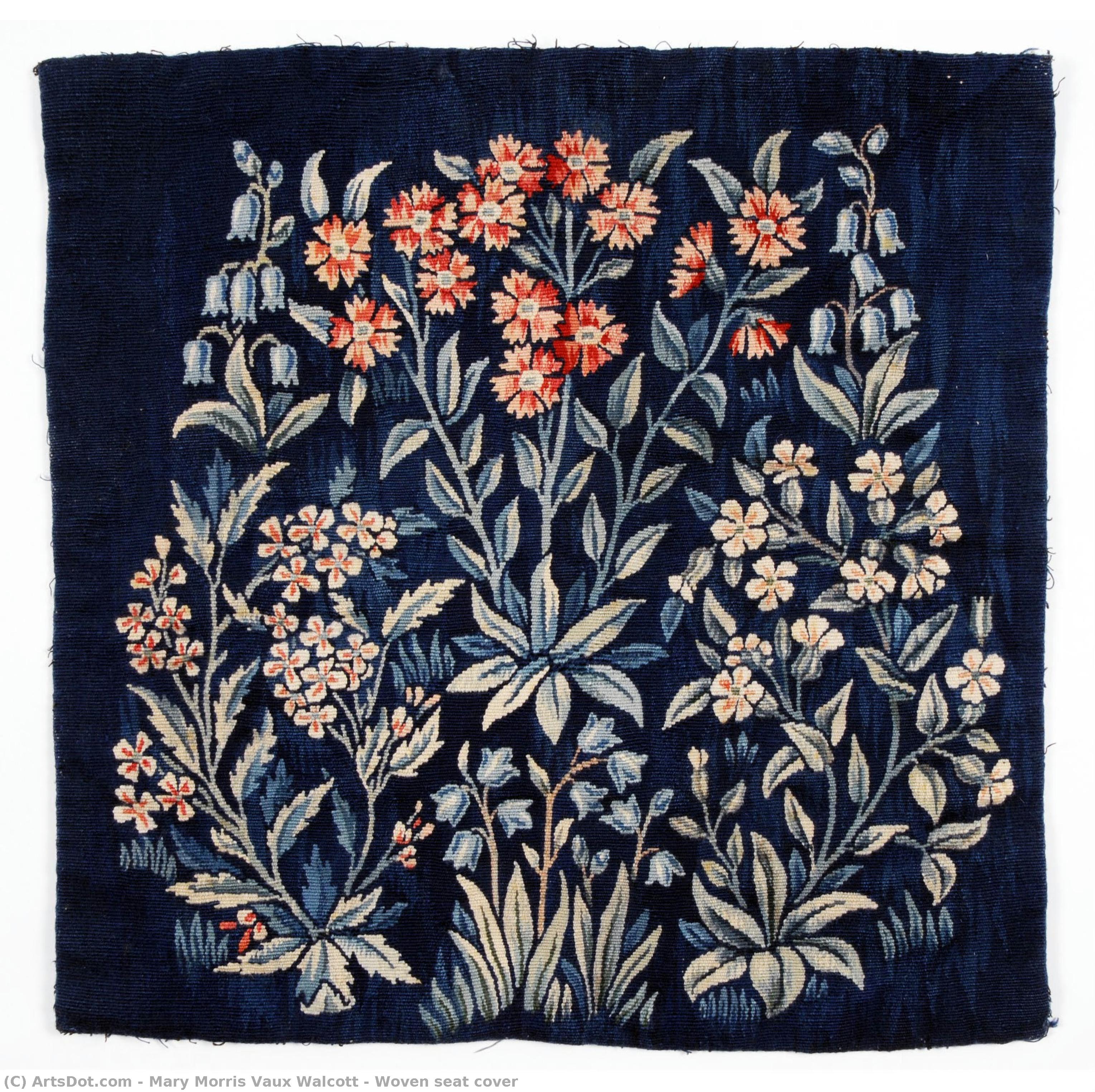 Woven Seat Cover — Mary Morris Vaux Walcott