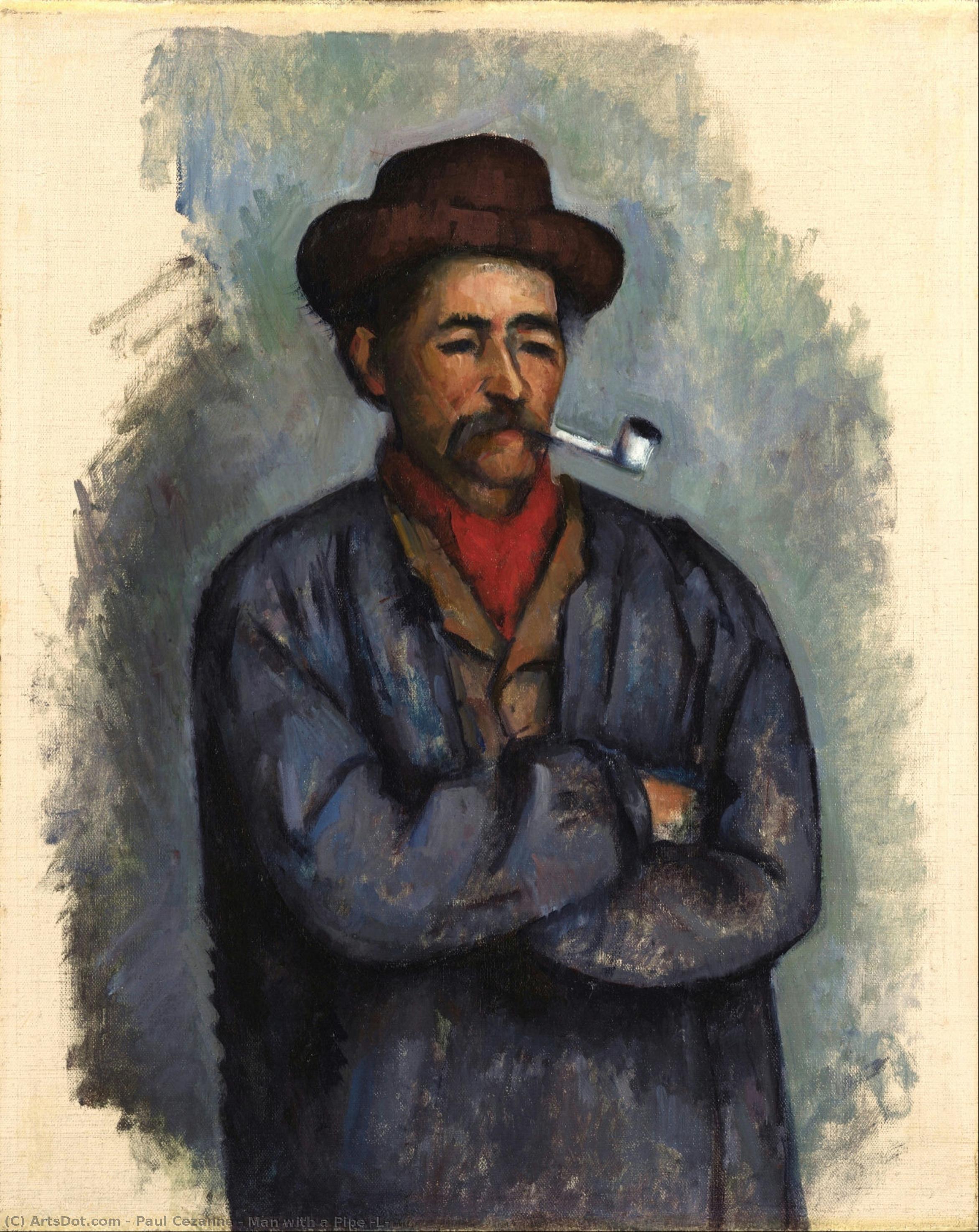 Man With A Pipe (l Hombre À La Pipe) — Paul Cézanne
