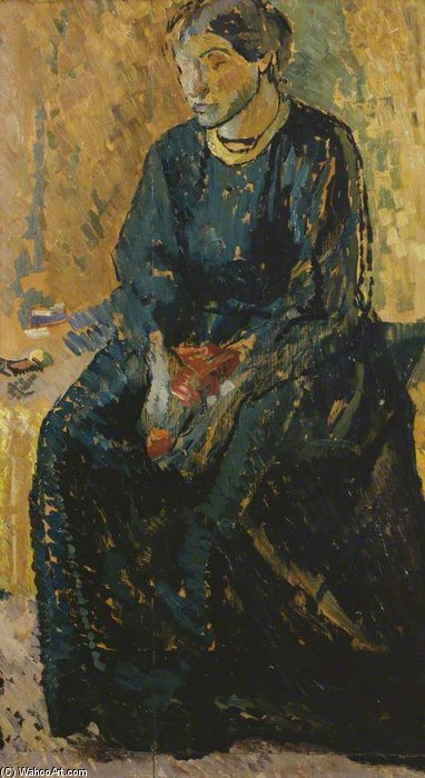 Seated Woman, Ka Cox — Duncan Grant