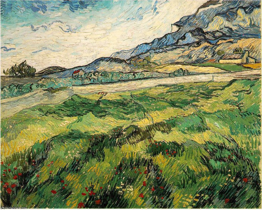 Green Wheat Field, Loan At Kunsthau — Vincent Willem Van Gogh