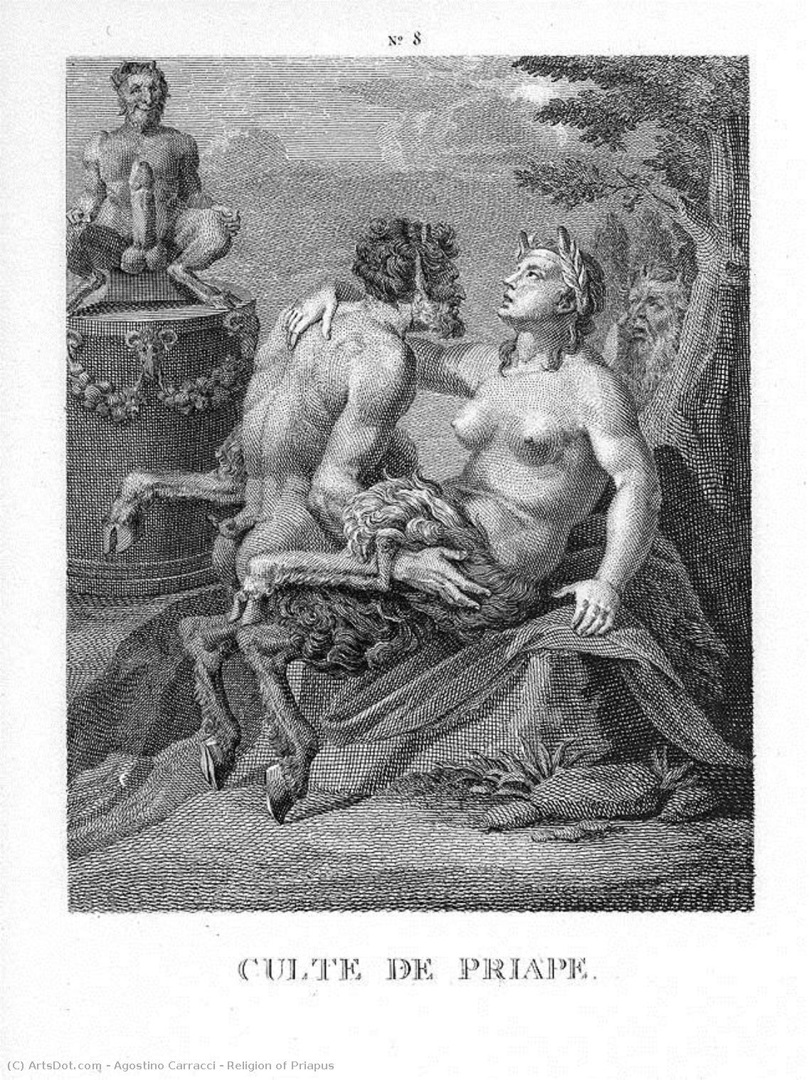 Religion Of Priapus — Agostino Carracci