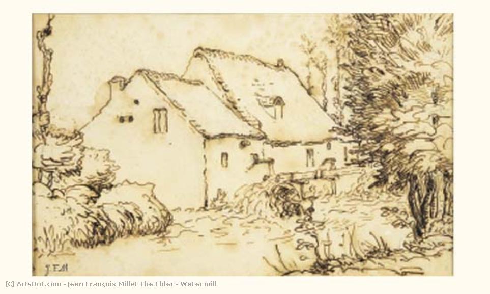 Water Mill — Jean François Millet The Elder