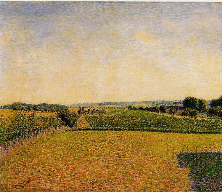 Railroad To Dieppe — Camille Pissarro