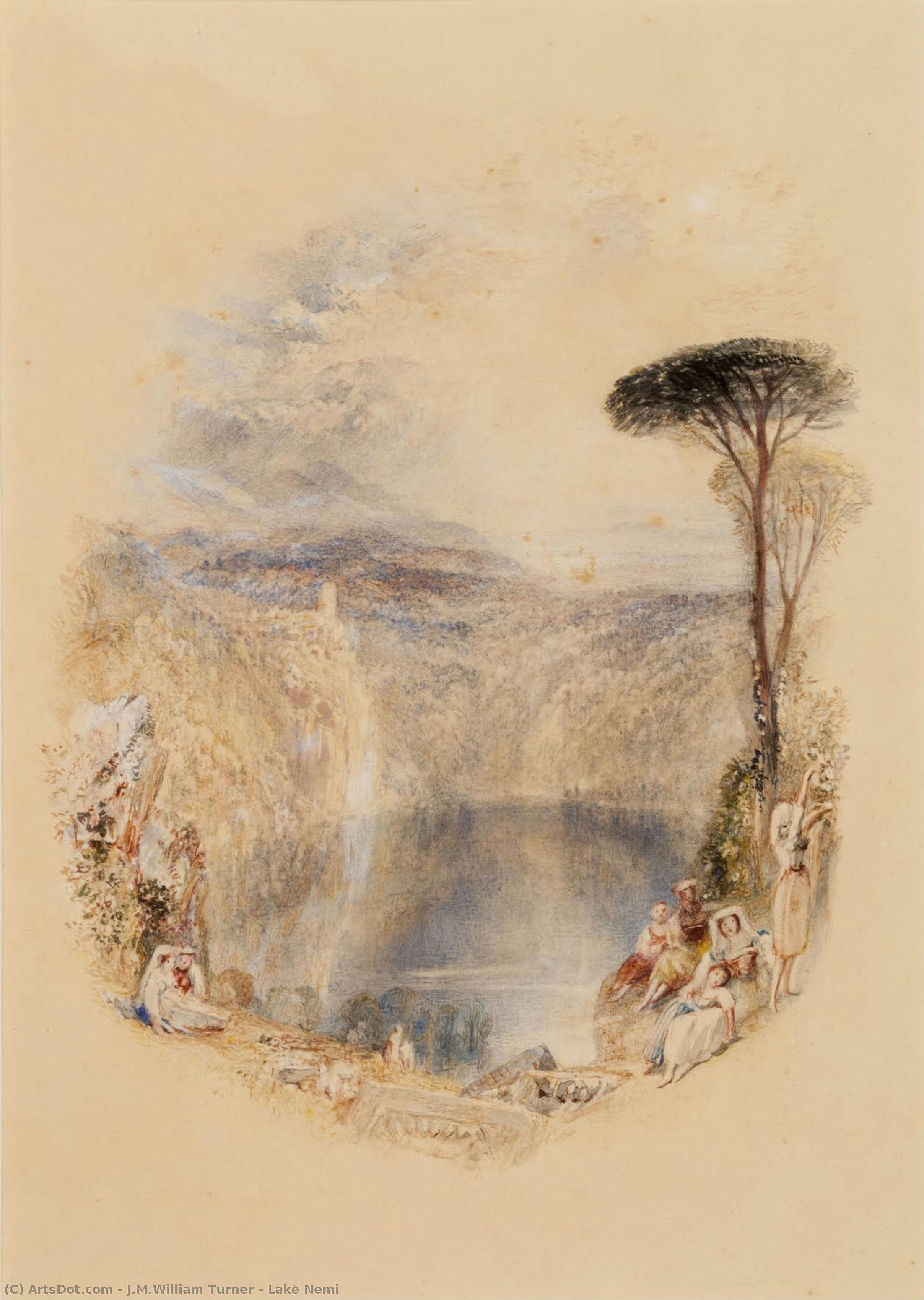 Lake Nemi — J.m.w. Turner