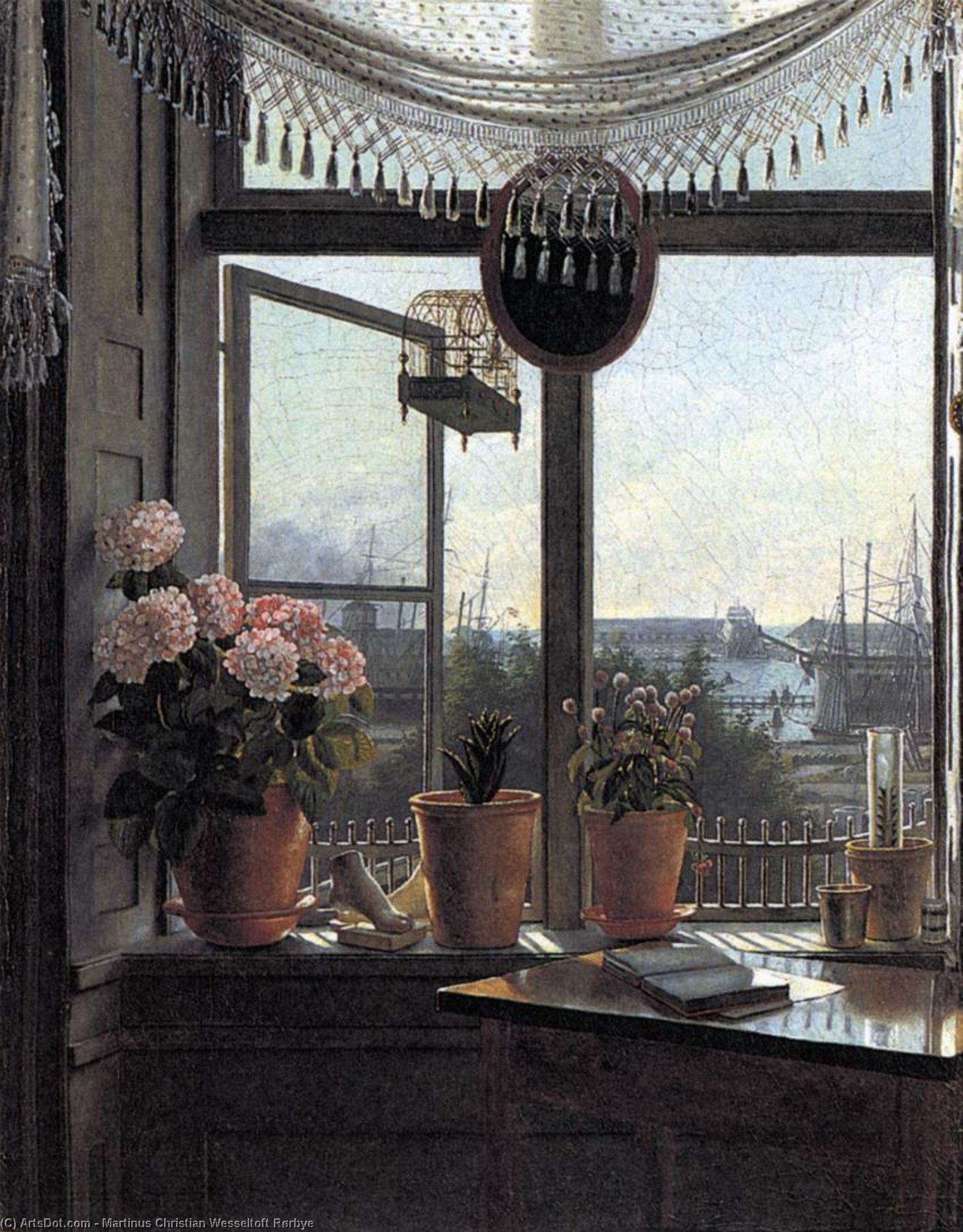 View From The Artist's Window — Martinus Christian Wesseltoft Rørbye