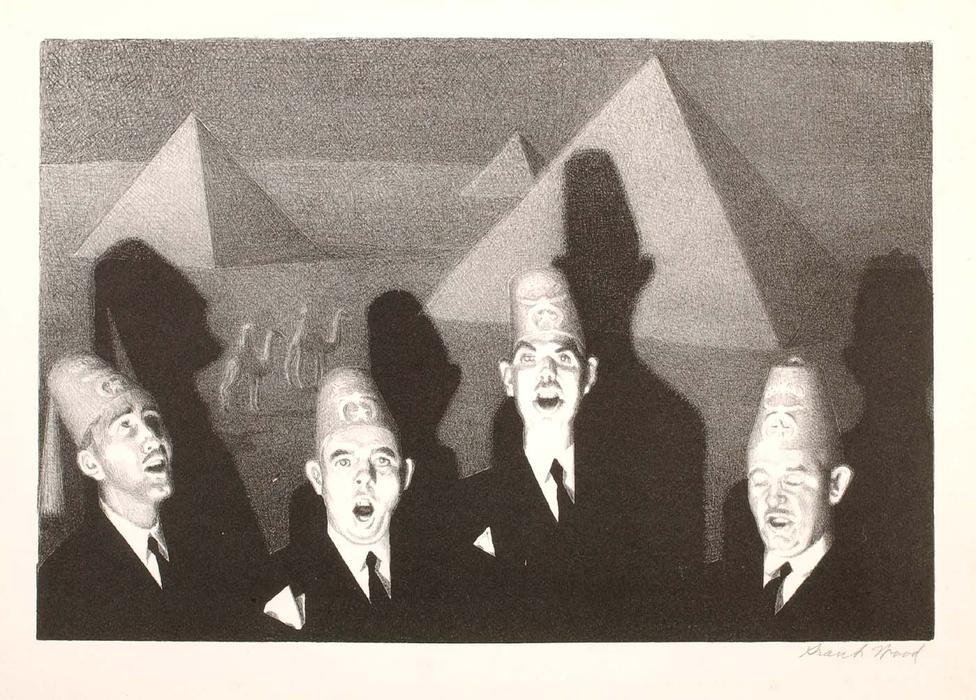Shrine Quartet — Grant Wood
