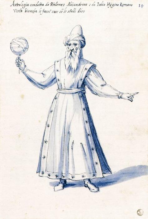 Costume Of The Allegorical Figure ''astrology'' — Giuseppe Arcimboldo