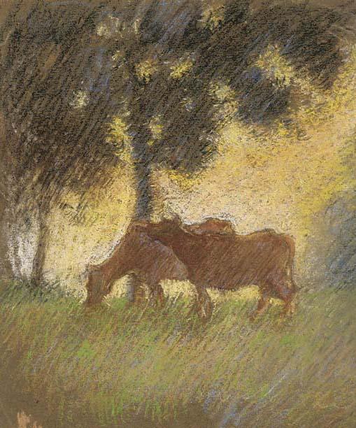 Cows Taking Shade — Sir George Clausen