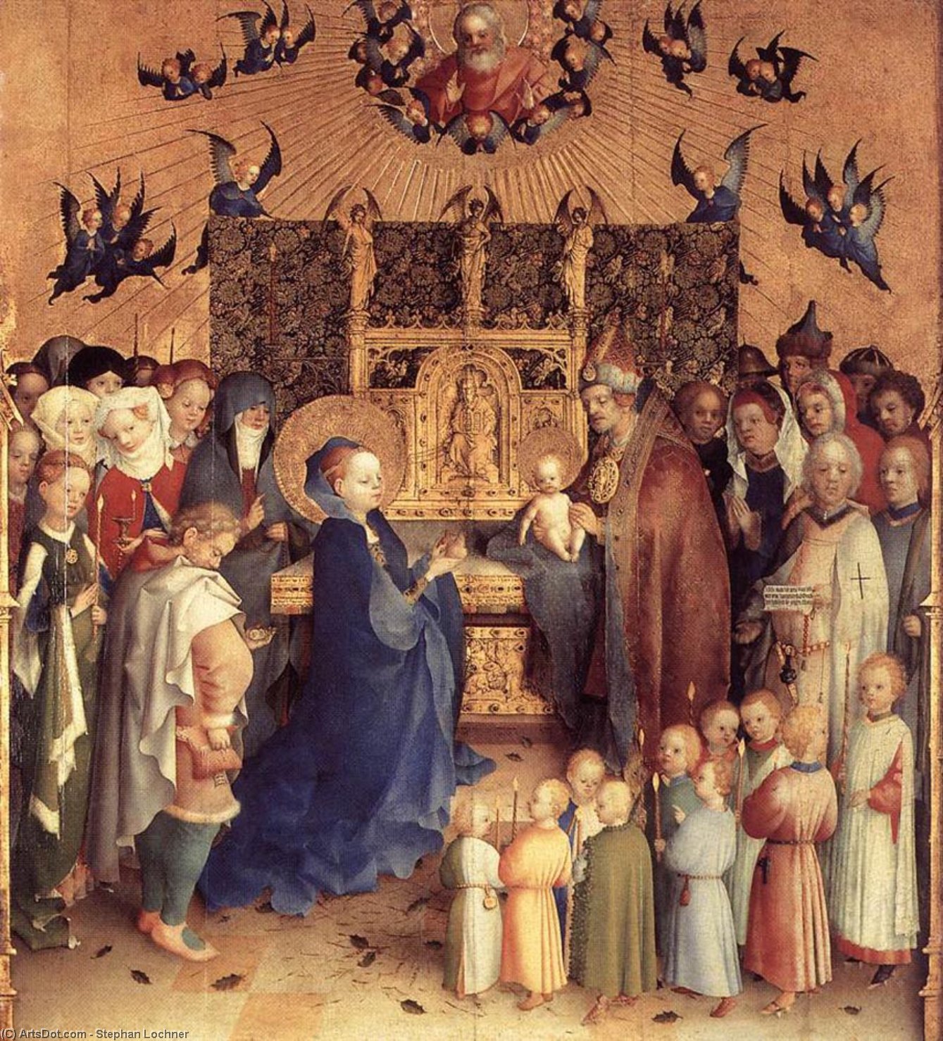 Presentation Of Christ In The Temple — Stephan Lochner