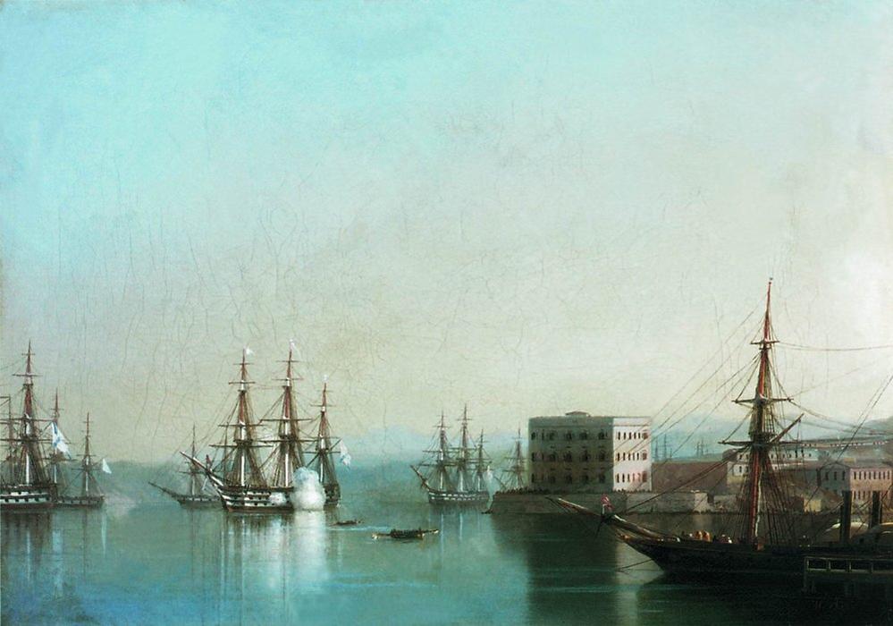 Raid On Sevastopol — Ivan Konstantinovich Aivazovsky