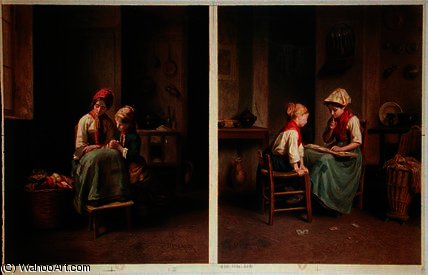 The Lesson And The Card Game — Théophile Emmanuel Duverger