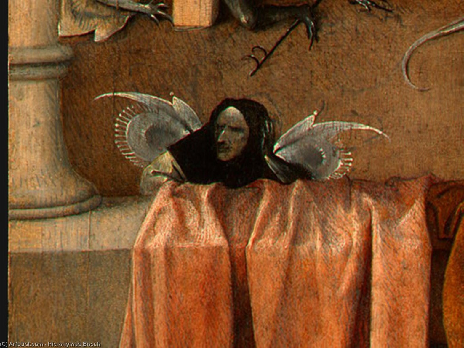 Death And The Miser (detail) — Hieronymus Bosch