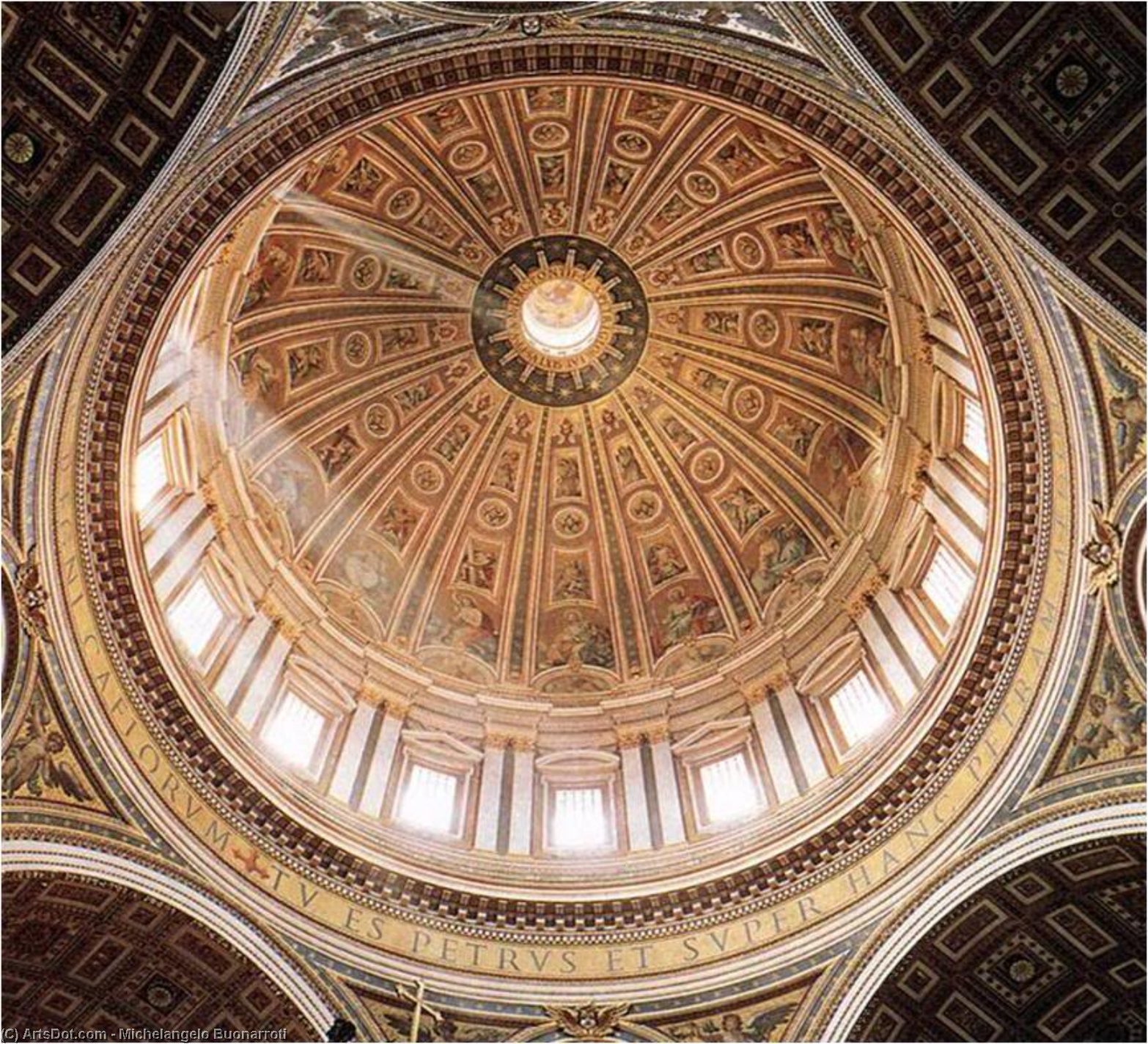 Interior Of The Dome — Michelangelo Buonarroti