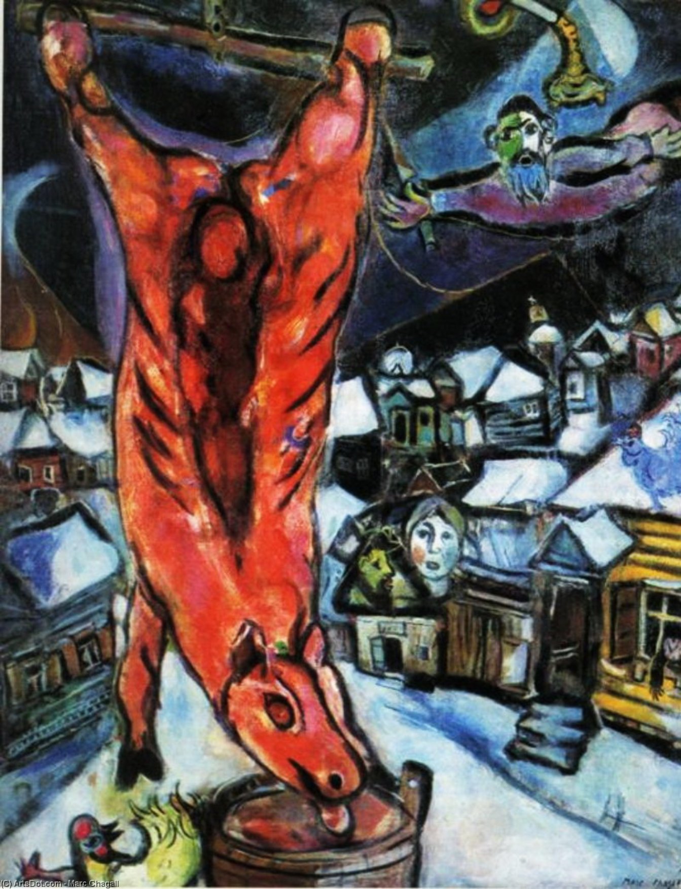 Flayed Ox — Marc Chagall