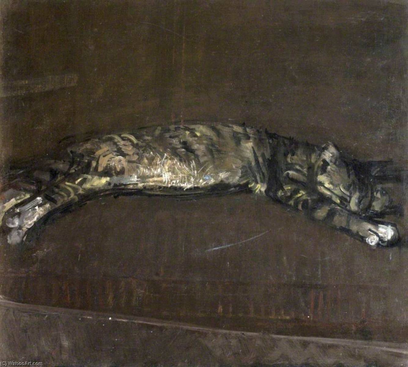 Sleeping Cat — Ruskin Spear