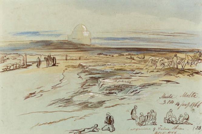 Musta, Malta — Edward Lear