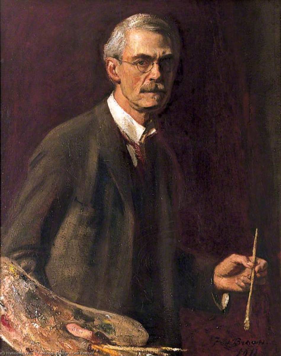 Self Portrait — Frederick Brown