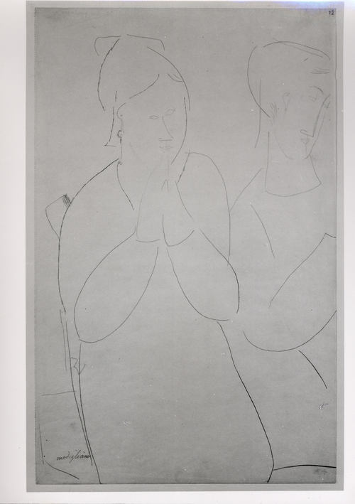 Two Young Peasants In Prayer — Amedeo Clemente Modigliani
