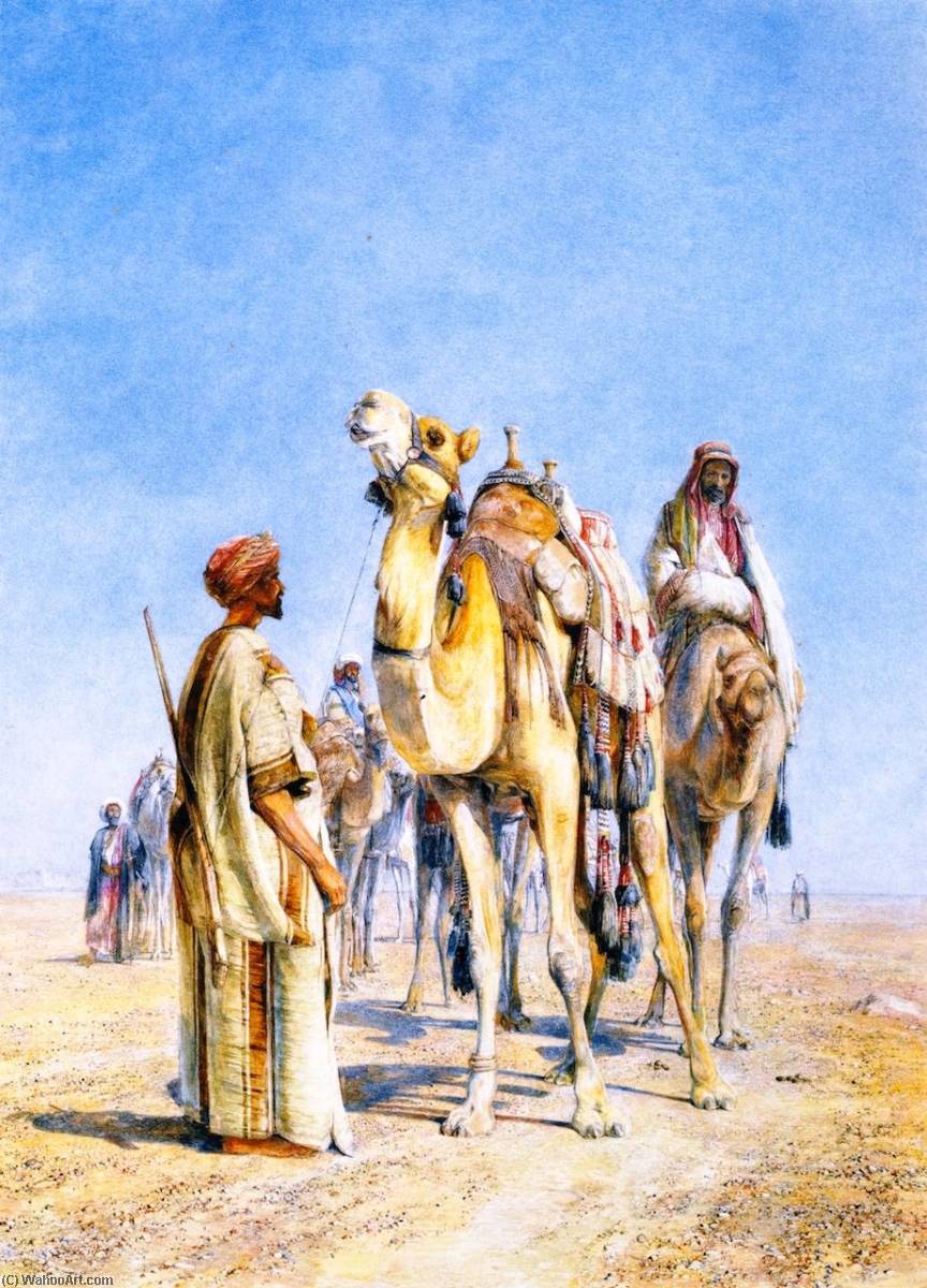 Halt In The Desert — John Frederick Lewis