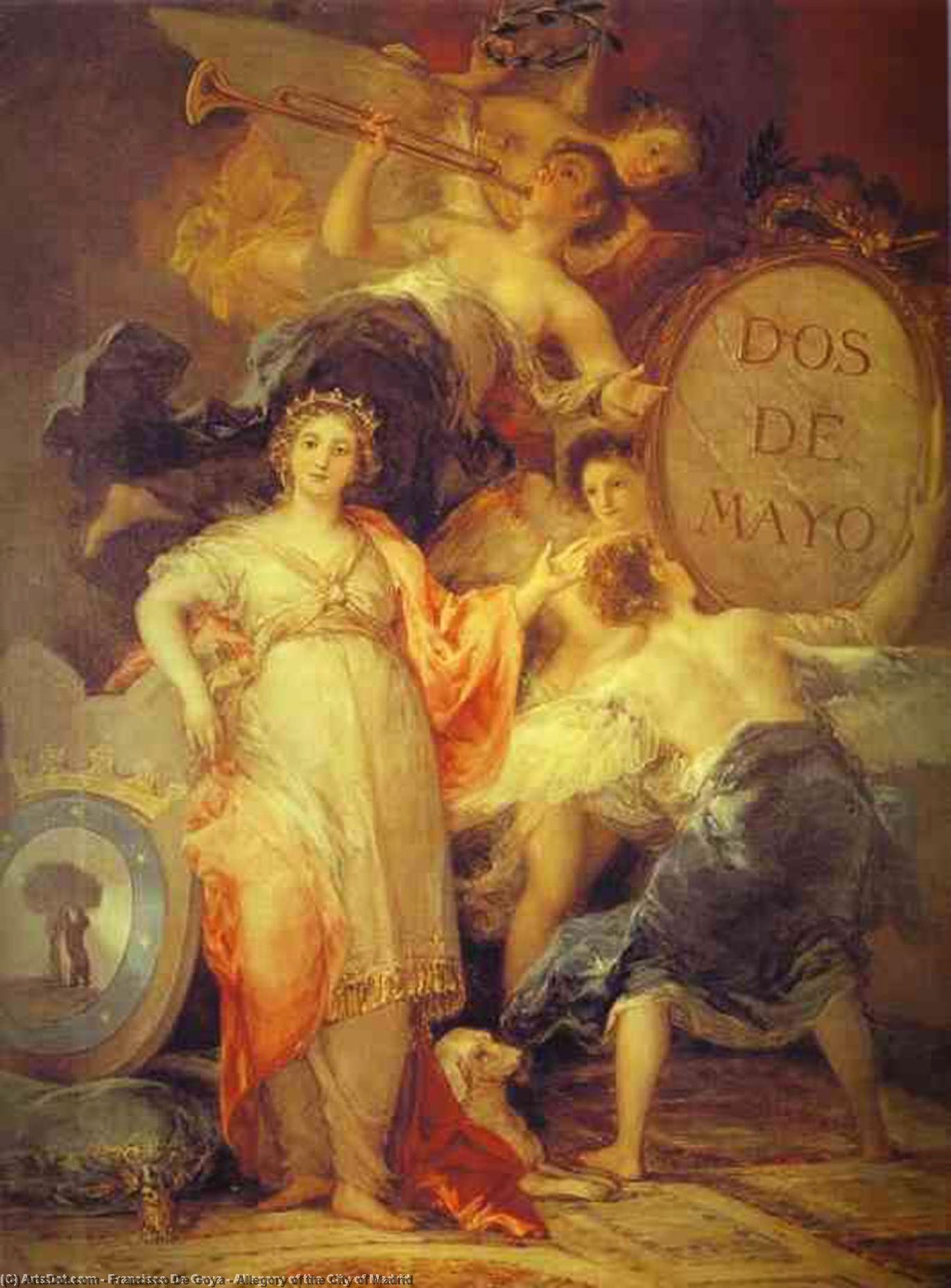 Allegory Of The City Of Madrid — Francisco José De Goya Y Lucientes