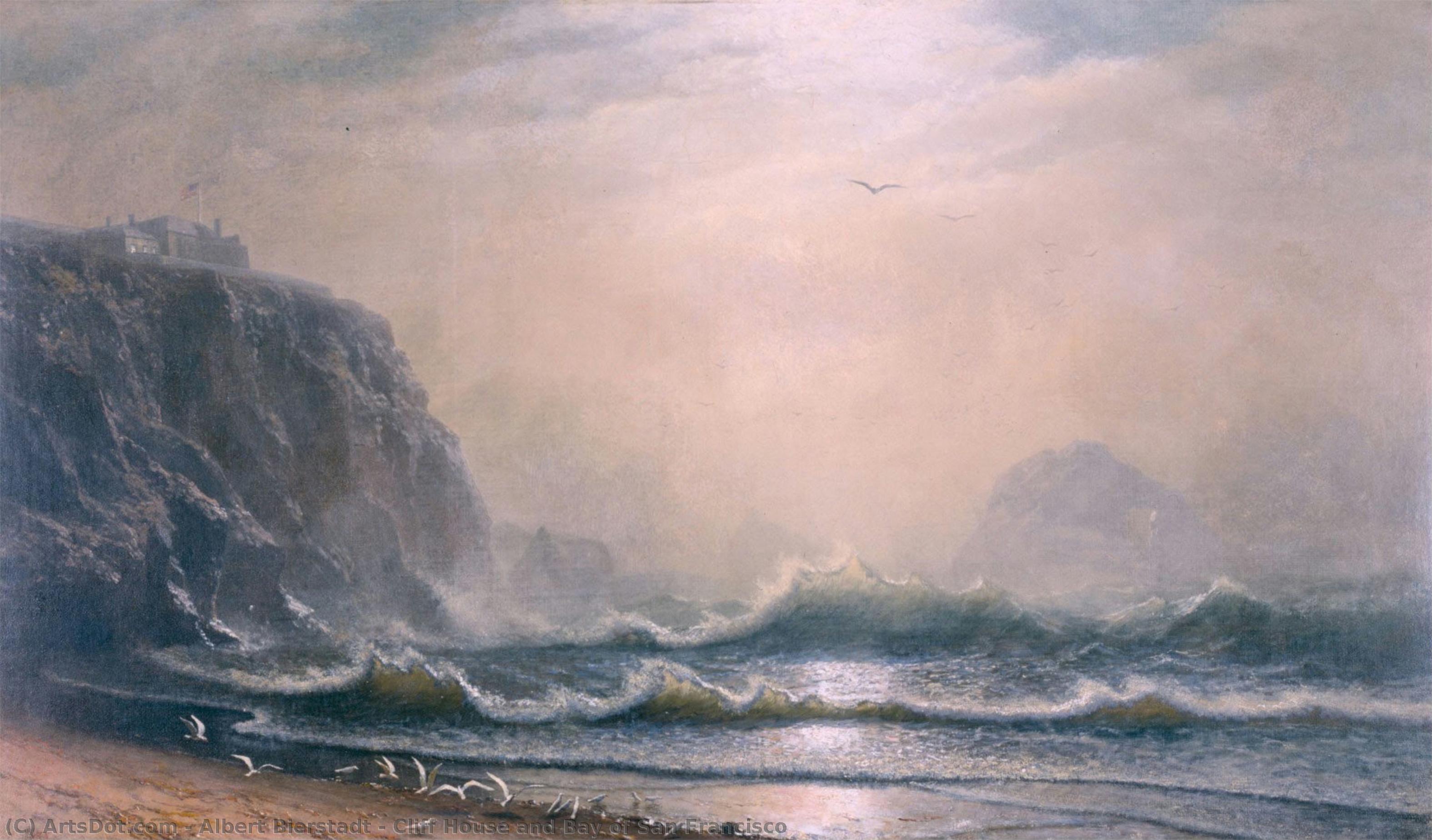 Cliff House And Bay Of San Francisco — Albert Bierstadt