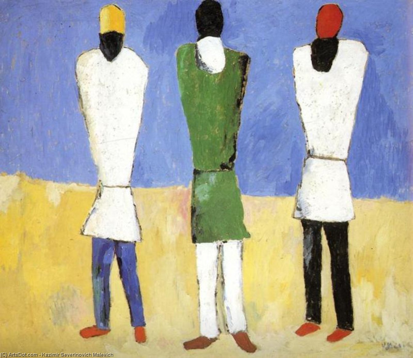 Peasants — Kazimir Malevich