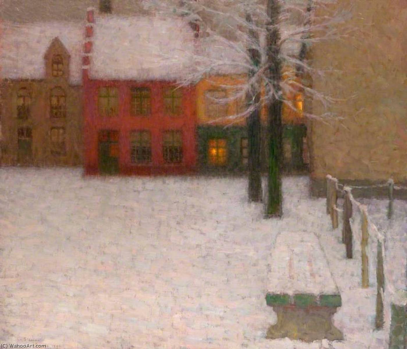 Red House, Bruges — Henri Le Sidaner