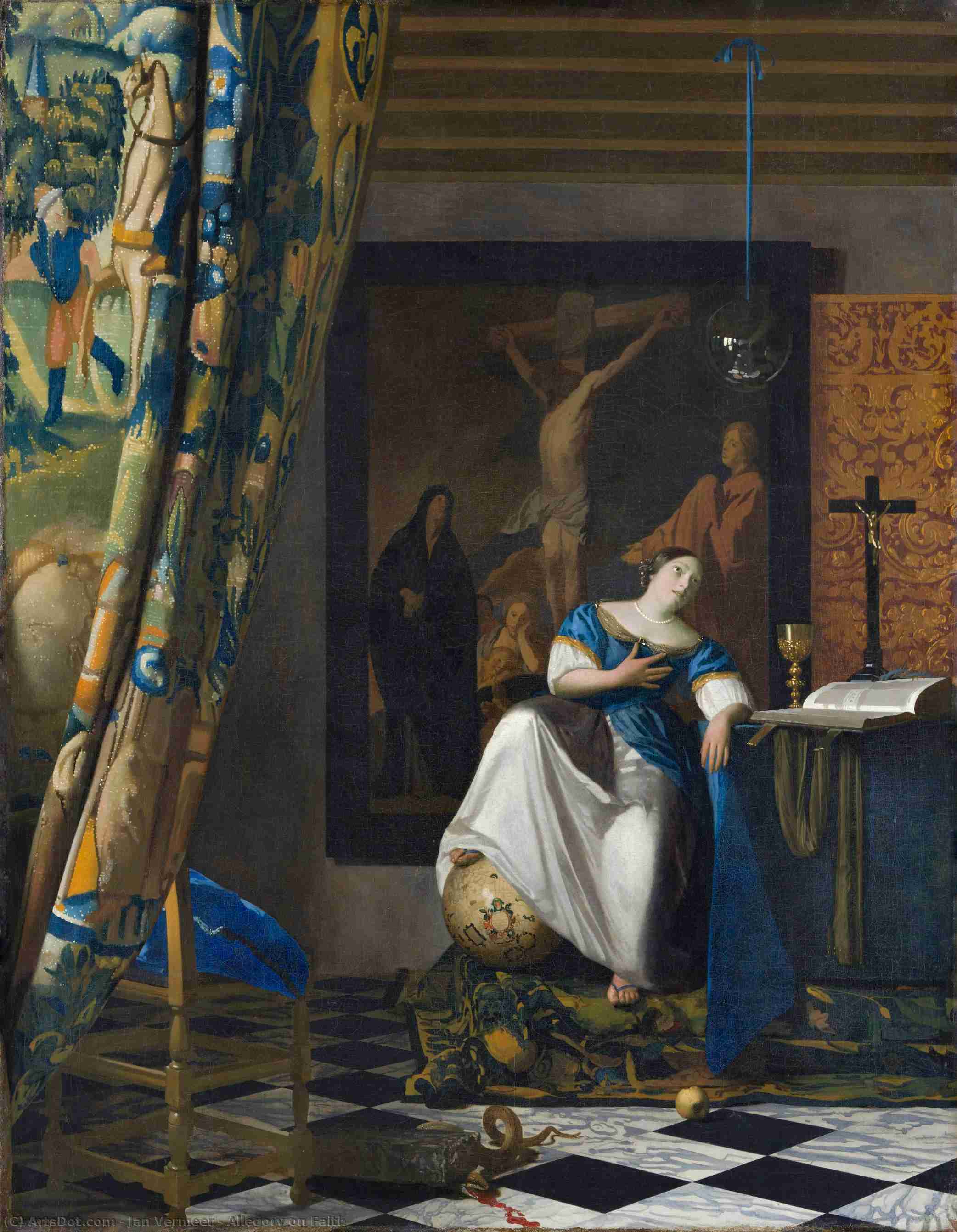 Allegory On Faith — Johannes Vermeer