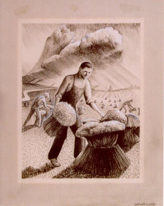 Approaching Storm — Grant Wood