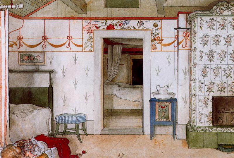 Brita's Siesta — Carl Larsson