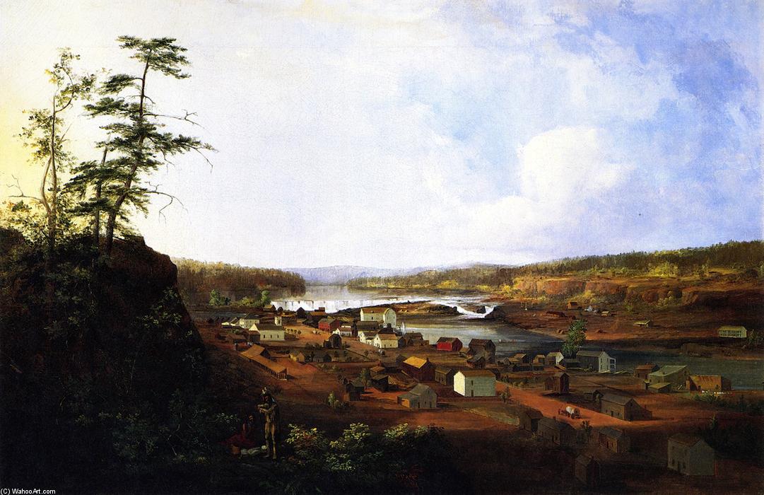 Oregon City On The Willamette River — John Mix Stanley
