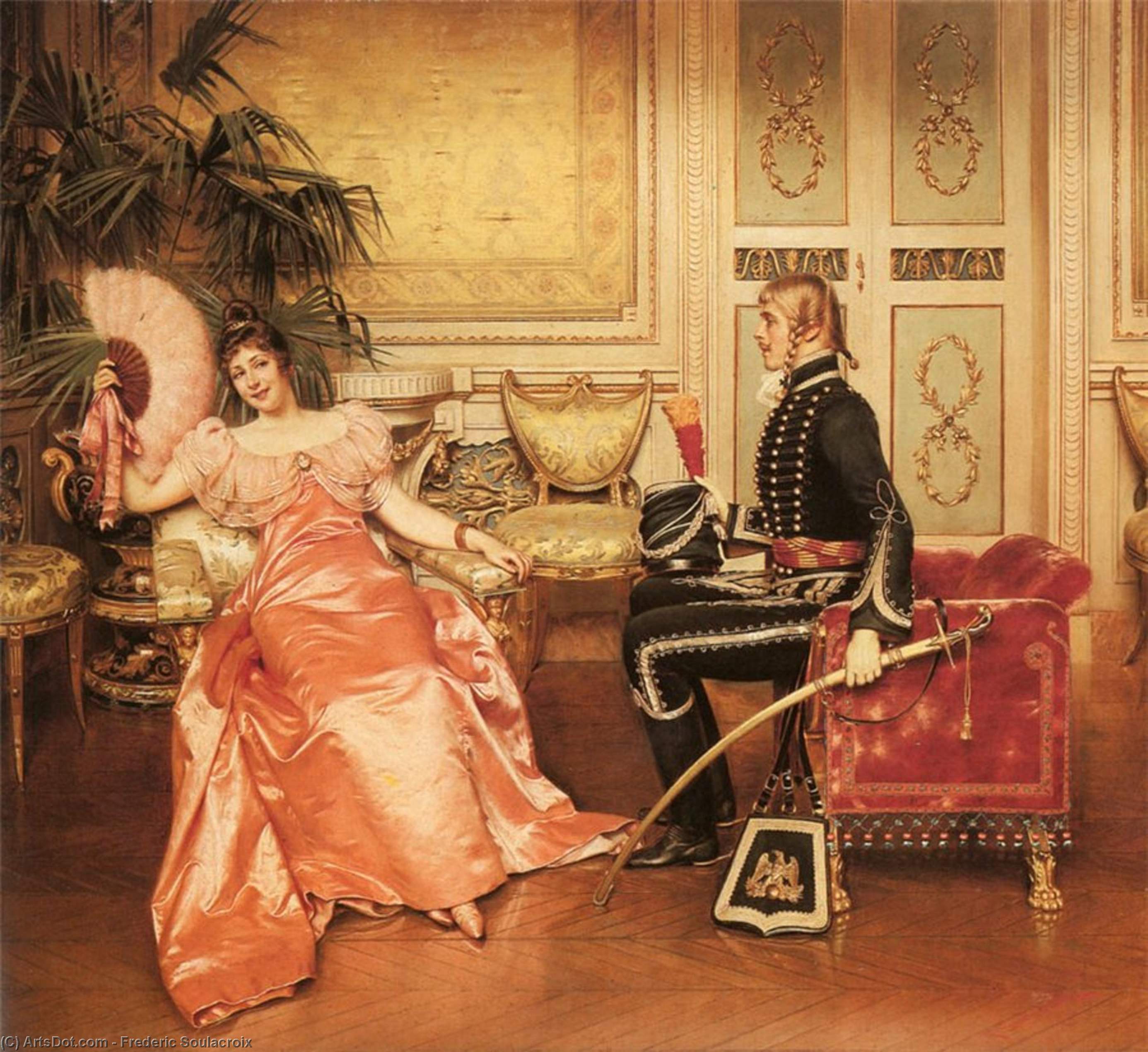 Flirtation — Charles Joseph Frédéric Soulacroix