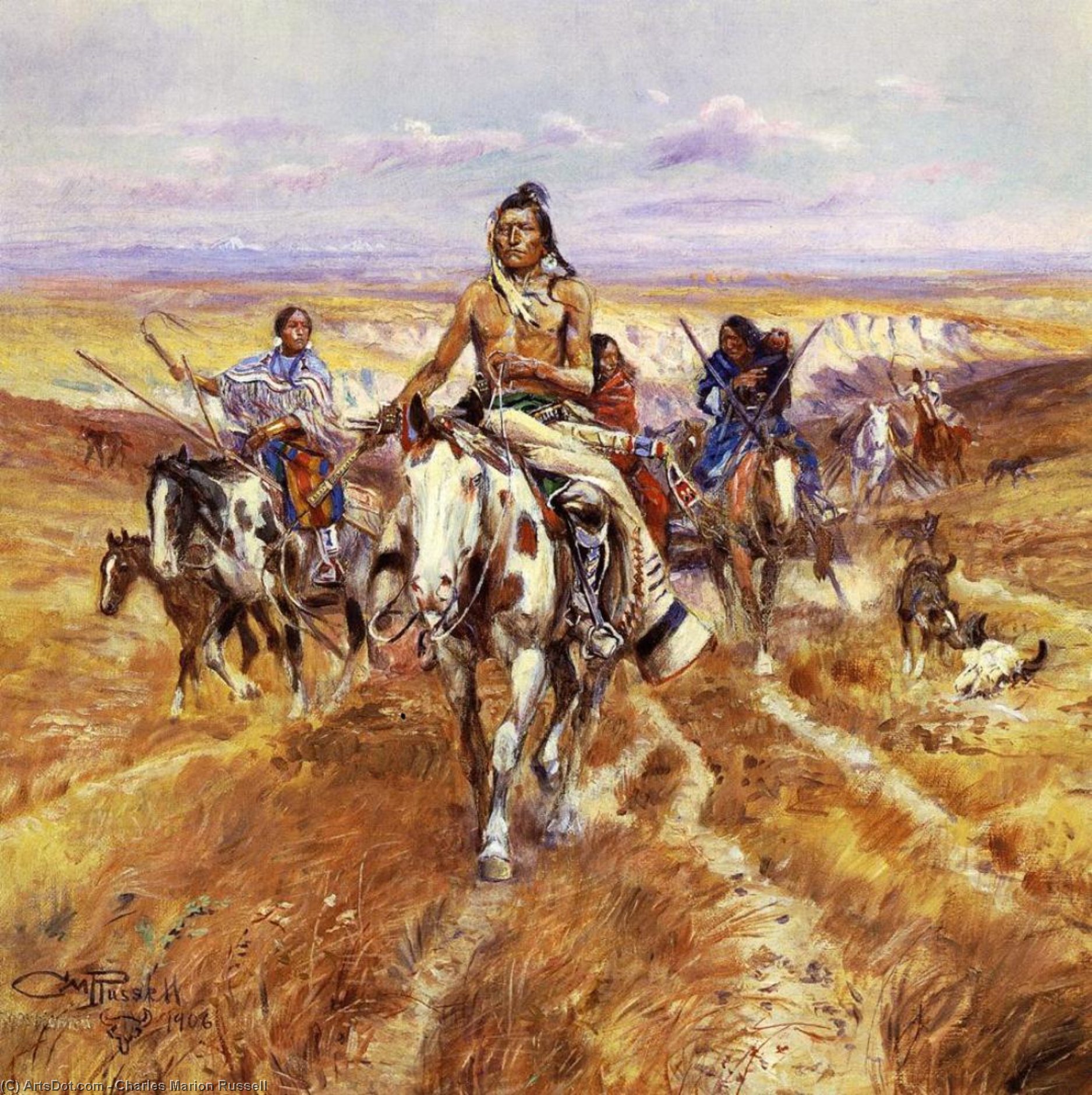 When The Plains Were His — Charles Marion Russell