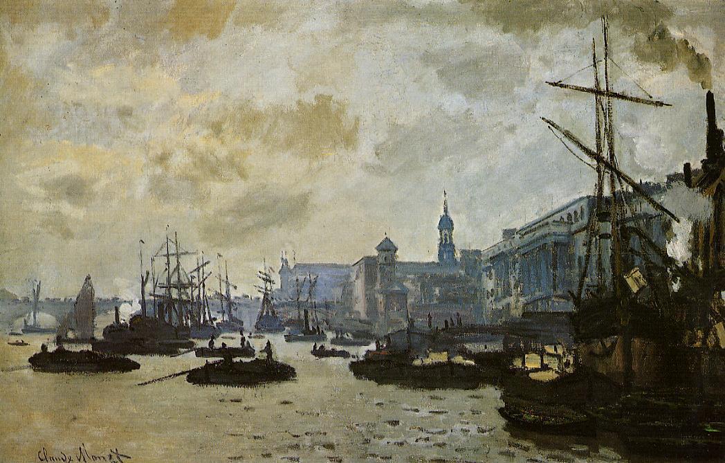 The Port Of London — Claude Monet