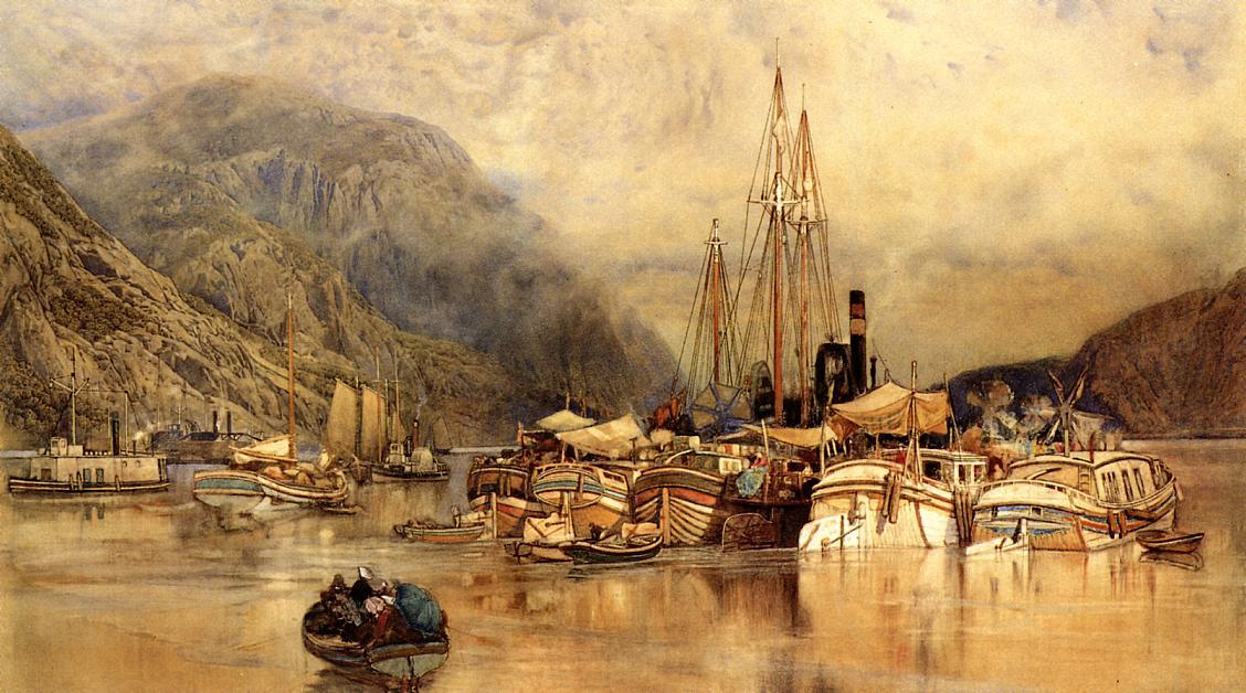 Storm King On The Hudson — Samuel Colman