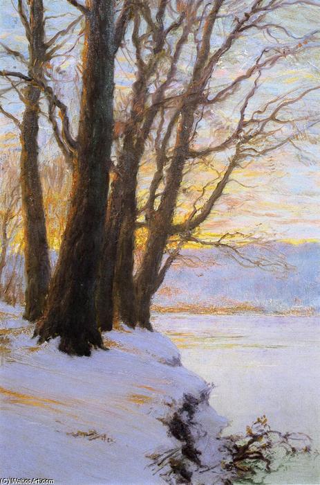 Hudson River Sunset — Walter Launt Palmer